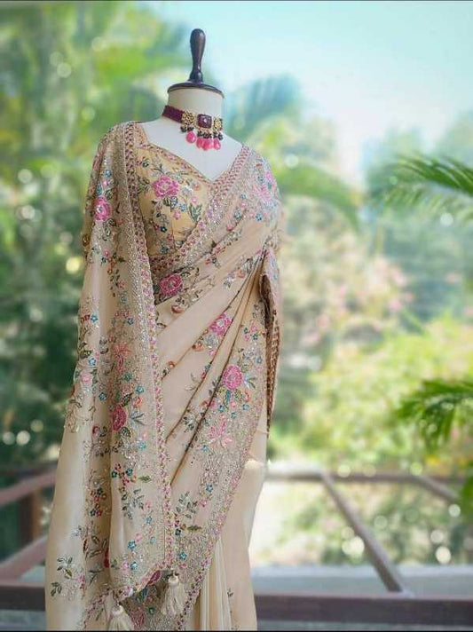 Ahana Faux Georgette Saree