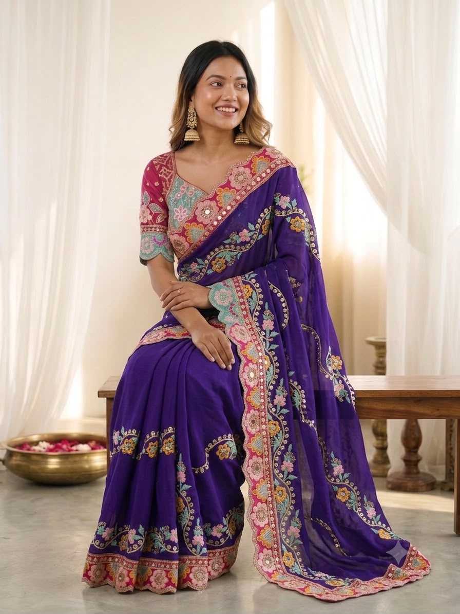 Rangoli Silk Designer Saree