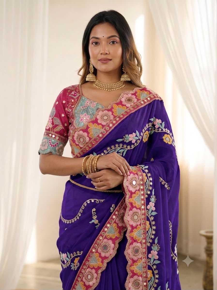 Rangoli Silk Designer Saree
