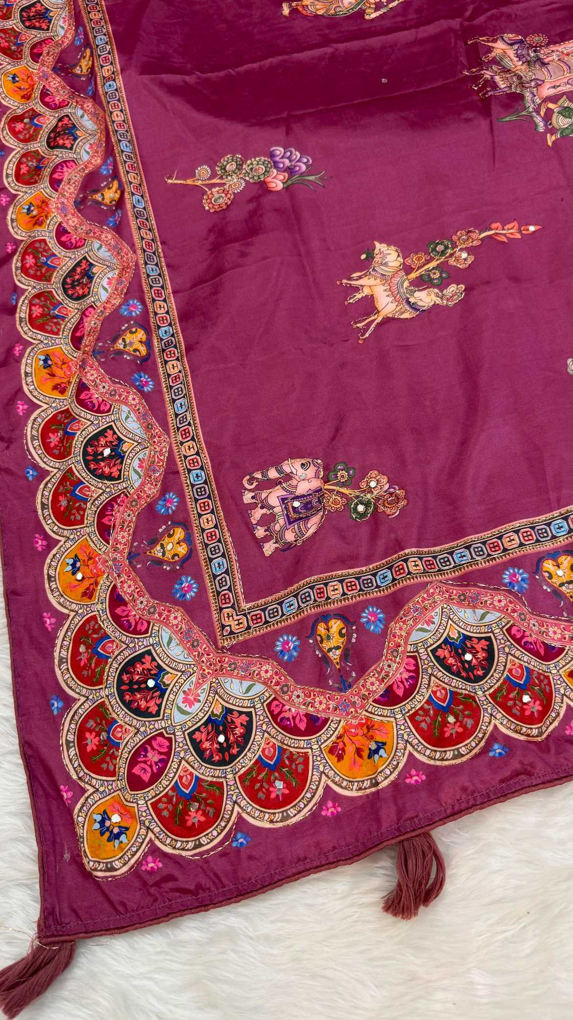 Crepe Silk Printed Saree