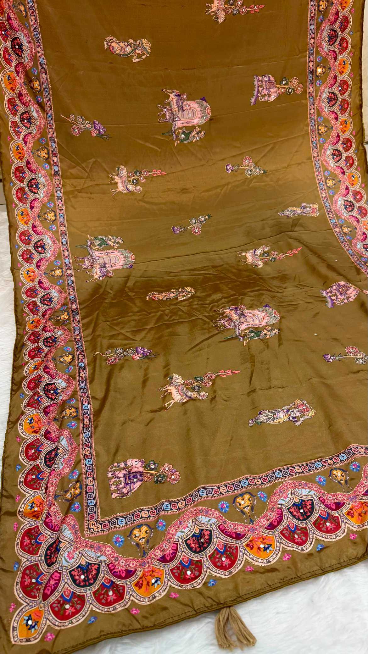 Crepe Silk Printed Saree