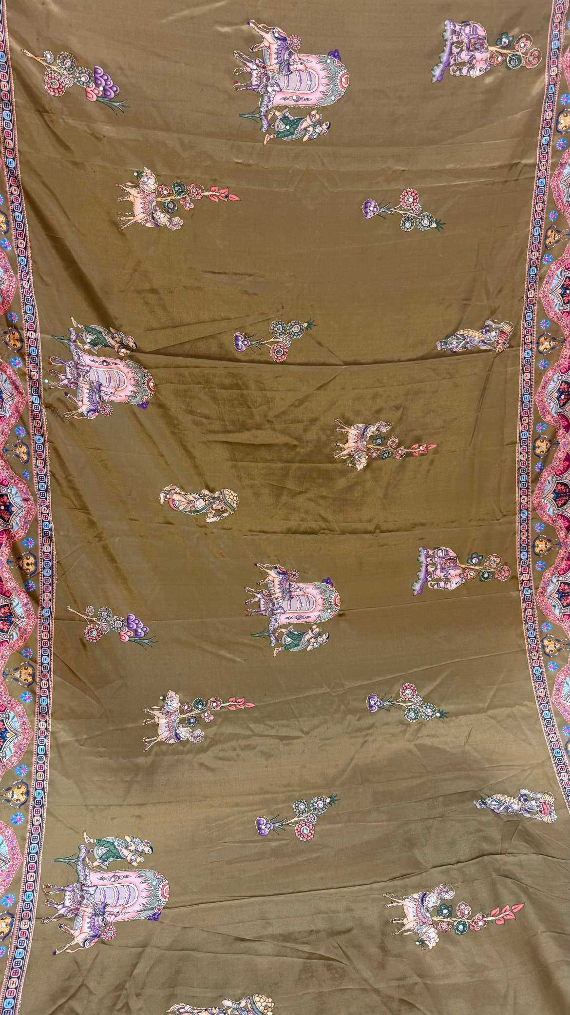 Crepe Silk Printed Saree