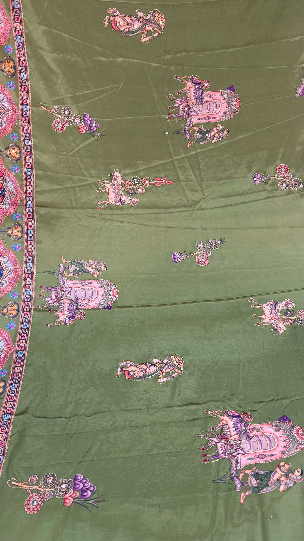 Crepe Silk Printed Saree