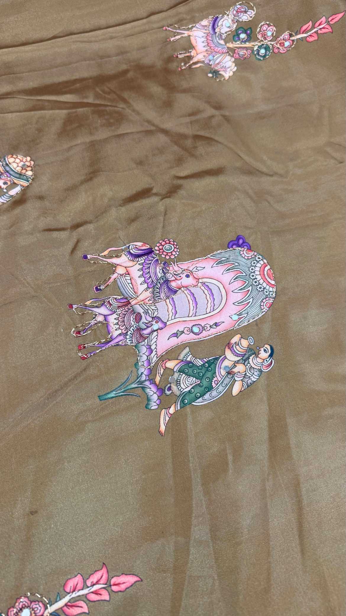 Crepe Silk Printed Saree
