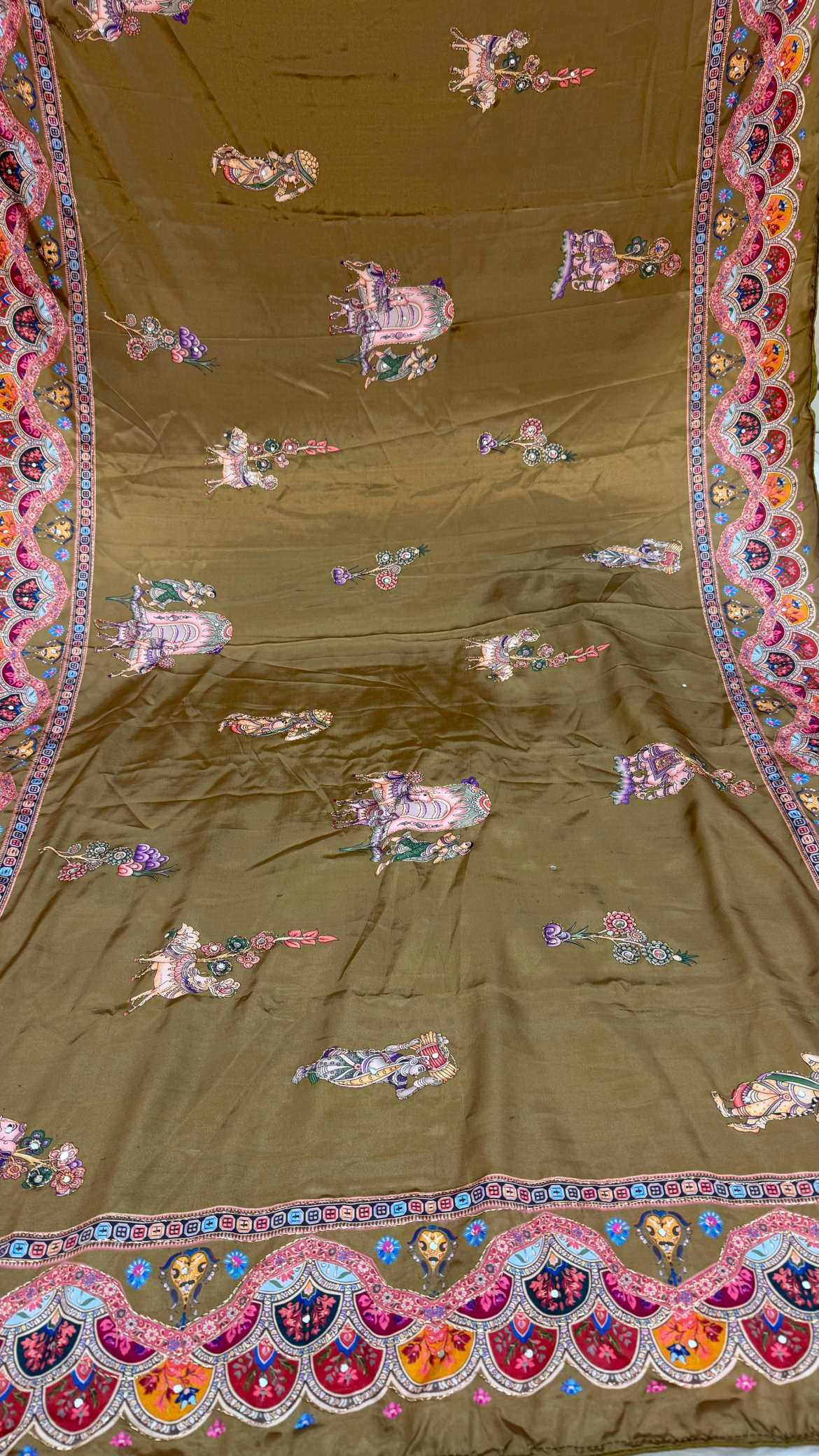 Crepe Silk Printed Saree