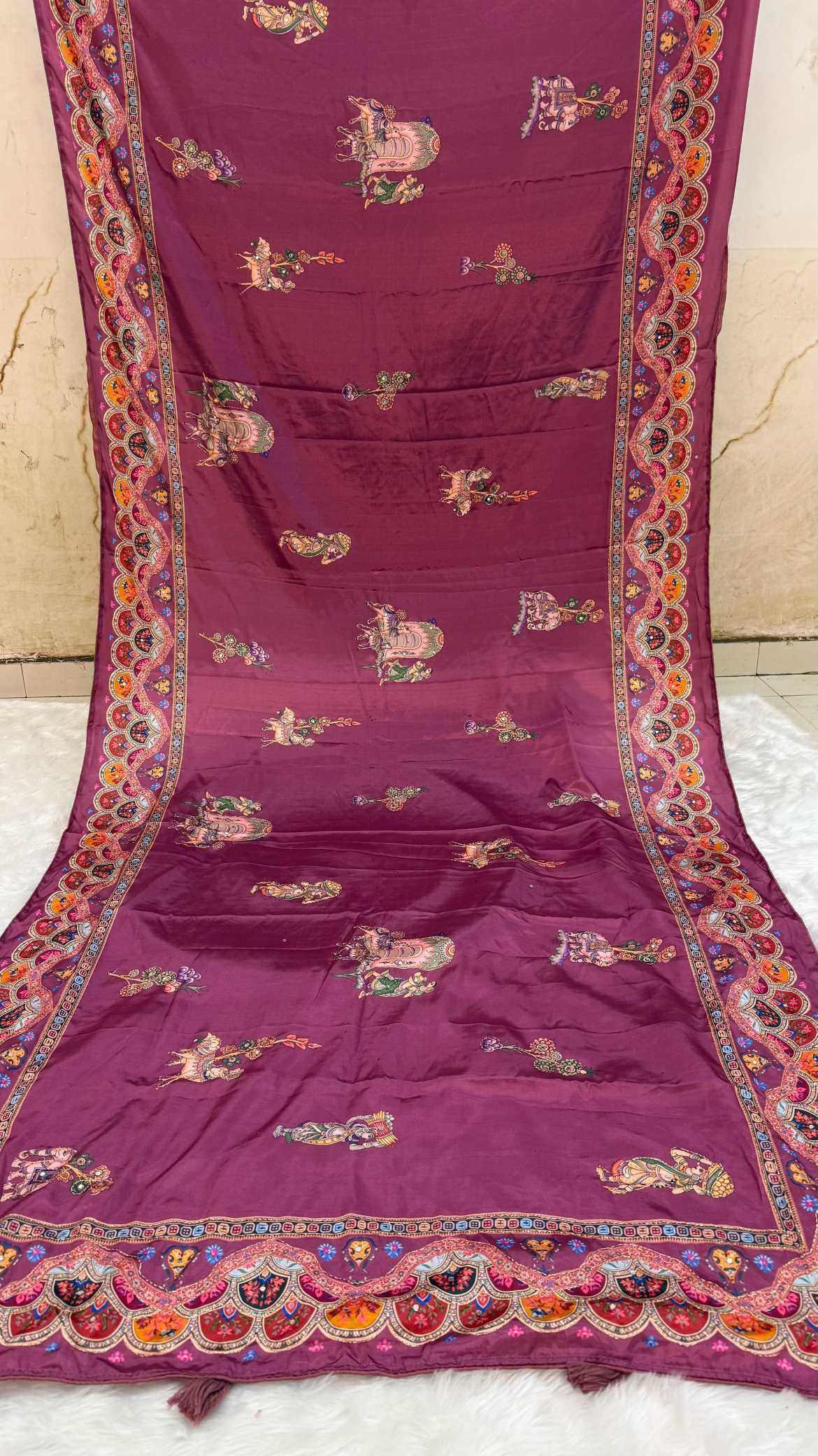 Crepe Silk Printed Saree