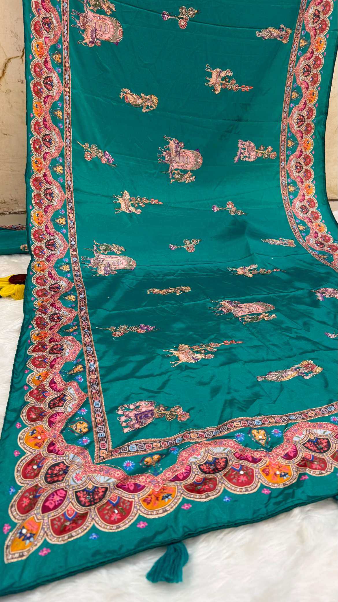 Crepe Silk Printed Saree