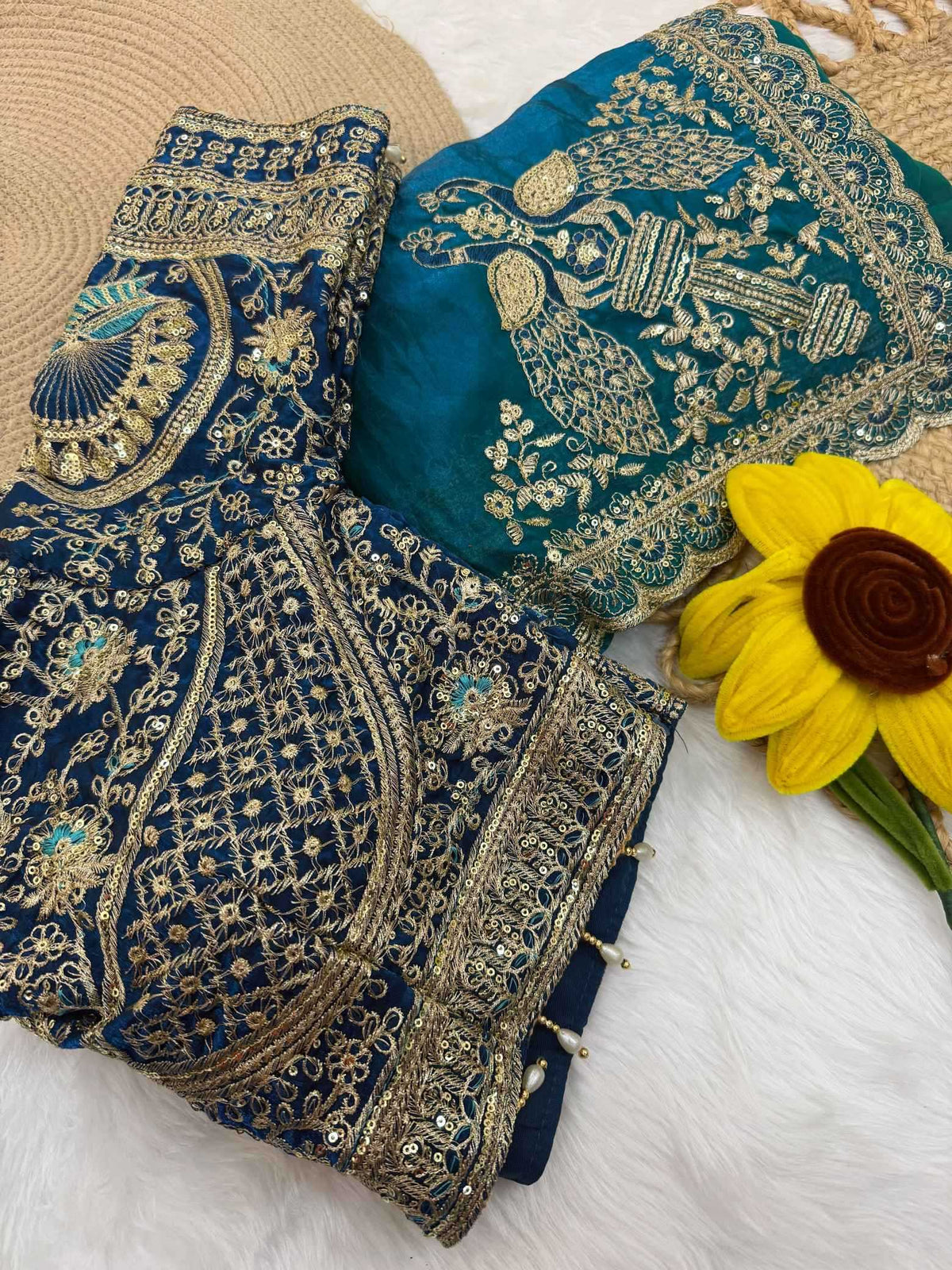 Amrita Satin Sequin Saree