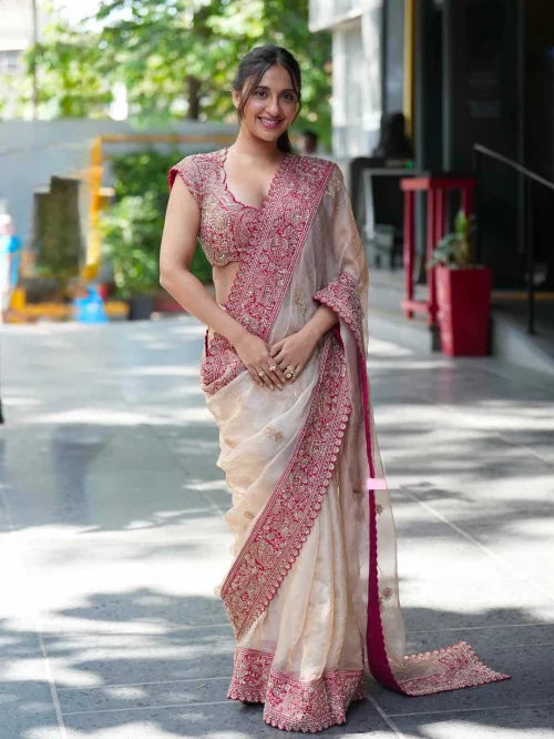Anahita Tissue Silk Soft Saree