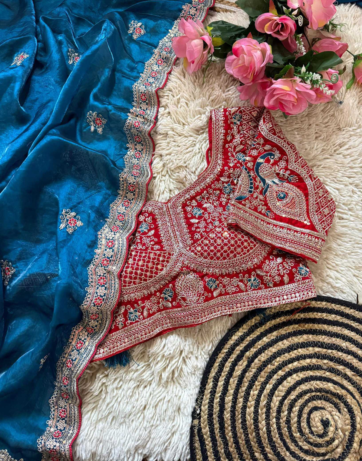 Space Silk Designer Saree
