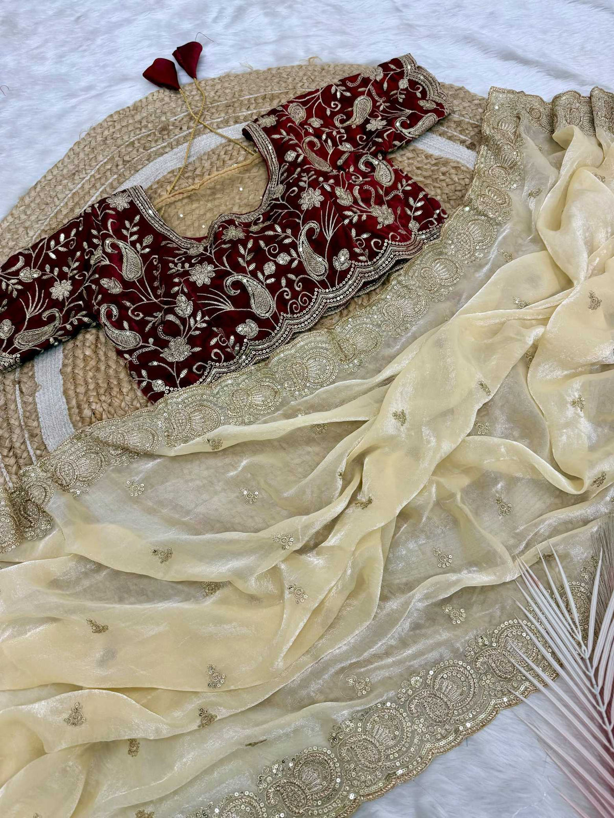 Ananya Space Silk Soft Saree in Lavender