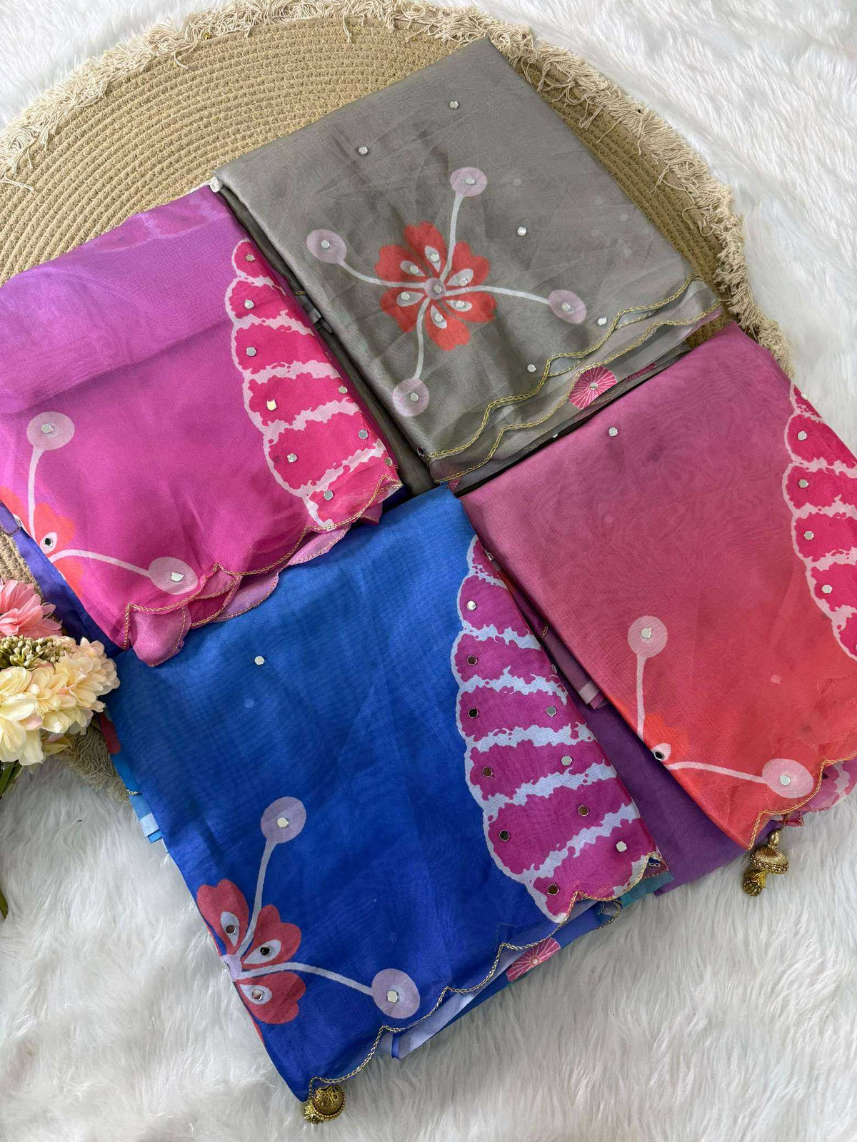 Ananya Tabby Silk Party Wear Saree