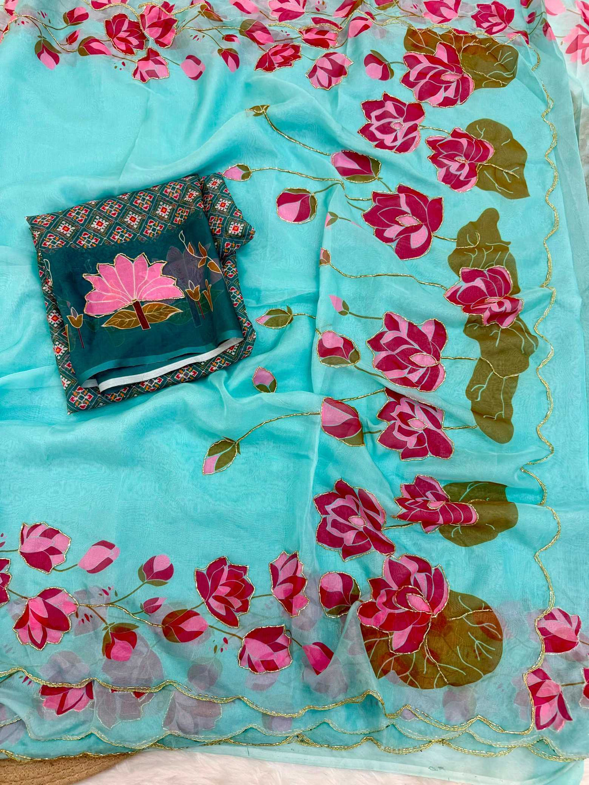 Anvi Tabby Silk Soft Saree