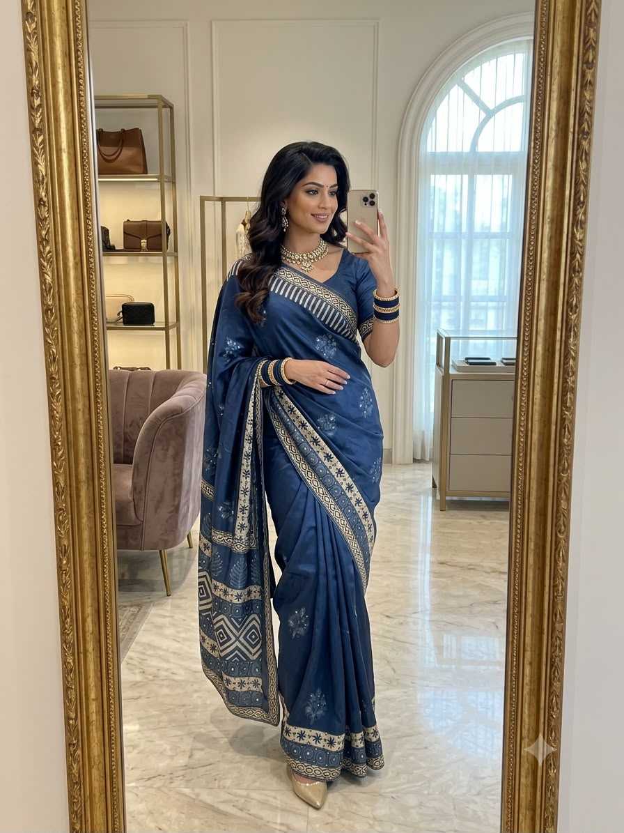 Printed Saree