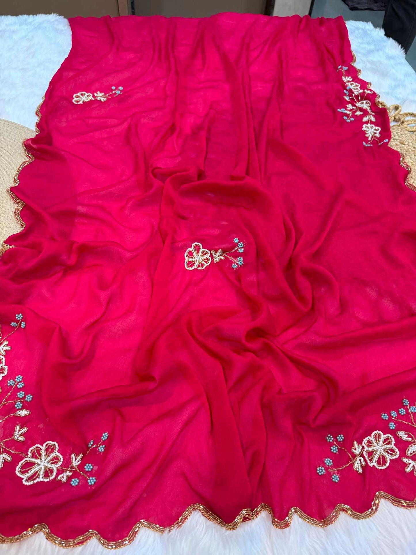 Hand Work Saree