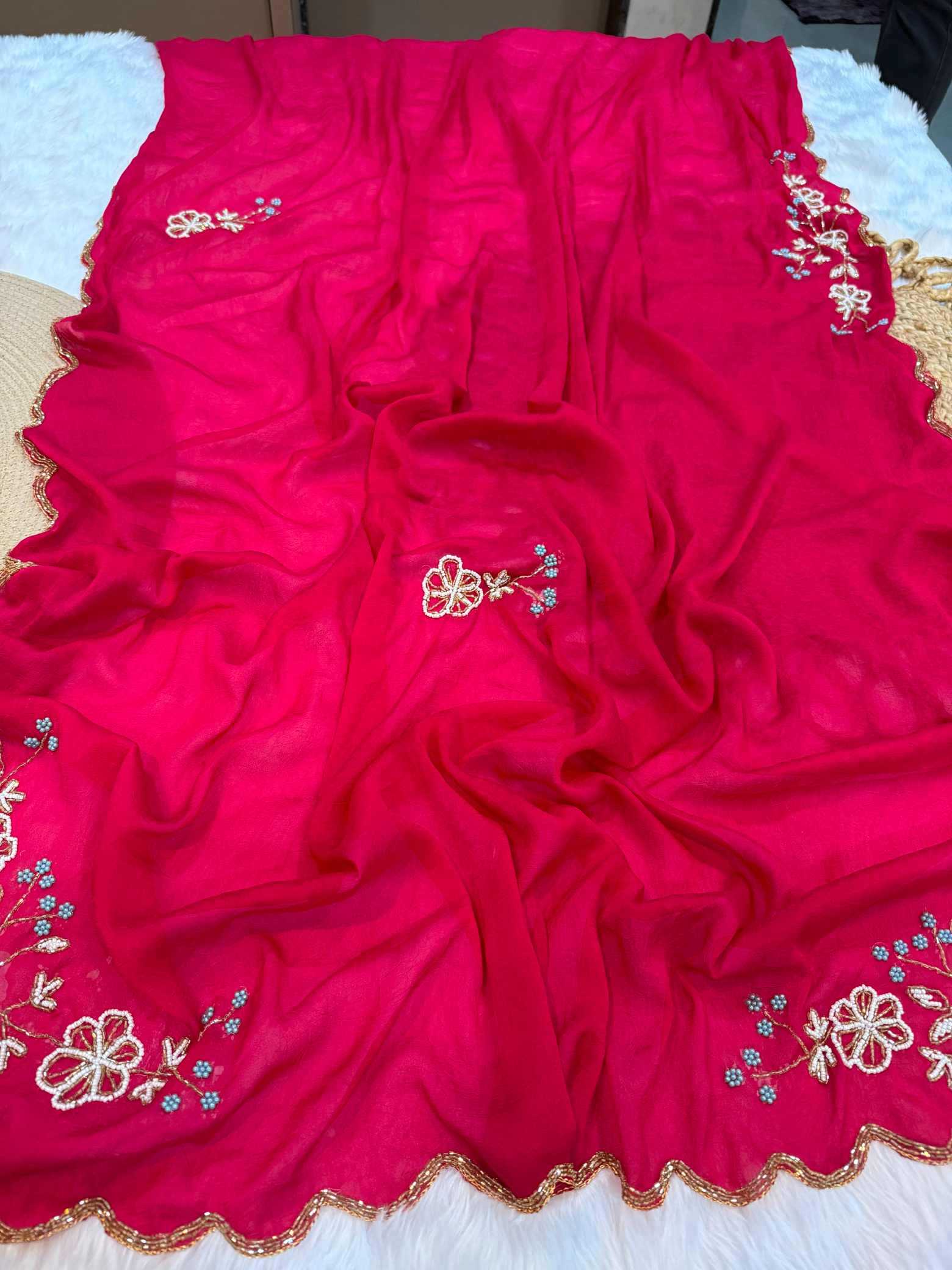 Hand Work Saree