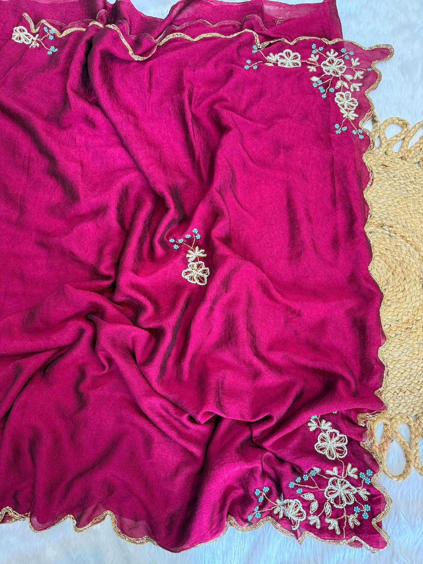 Hand Work Saree
