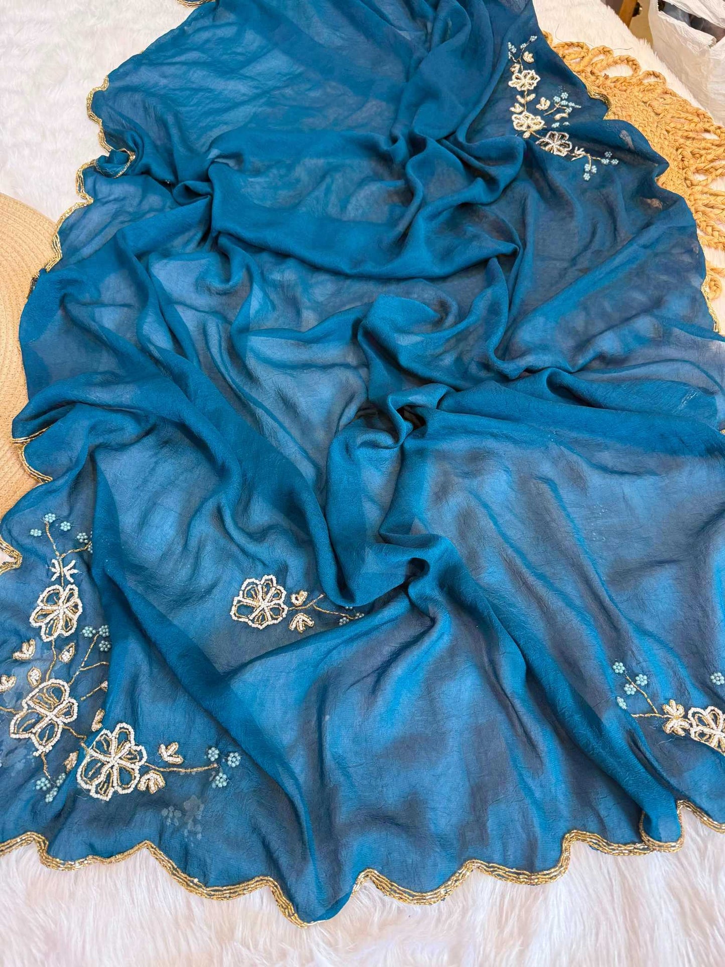 Hand Work Saree
