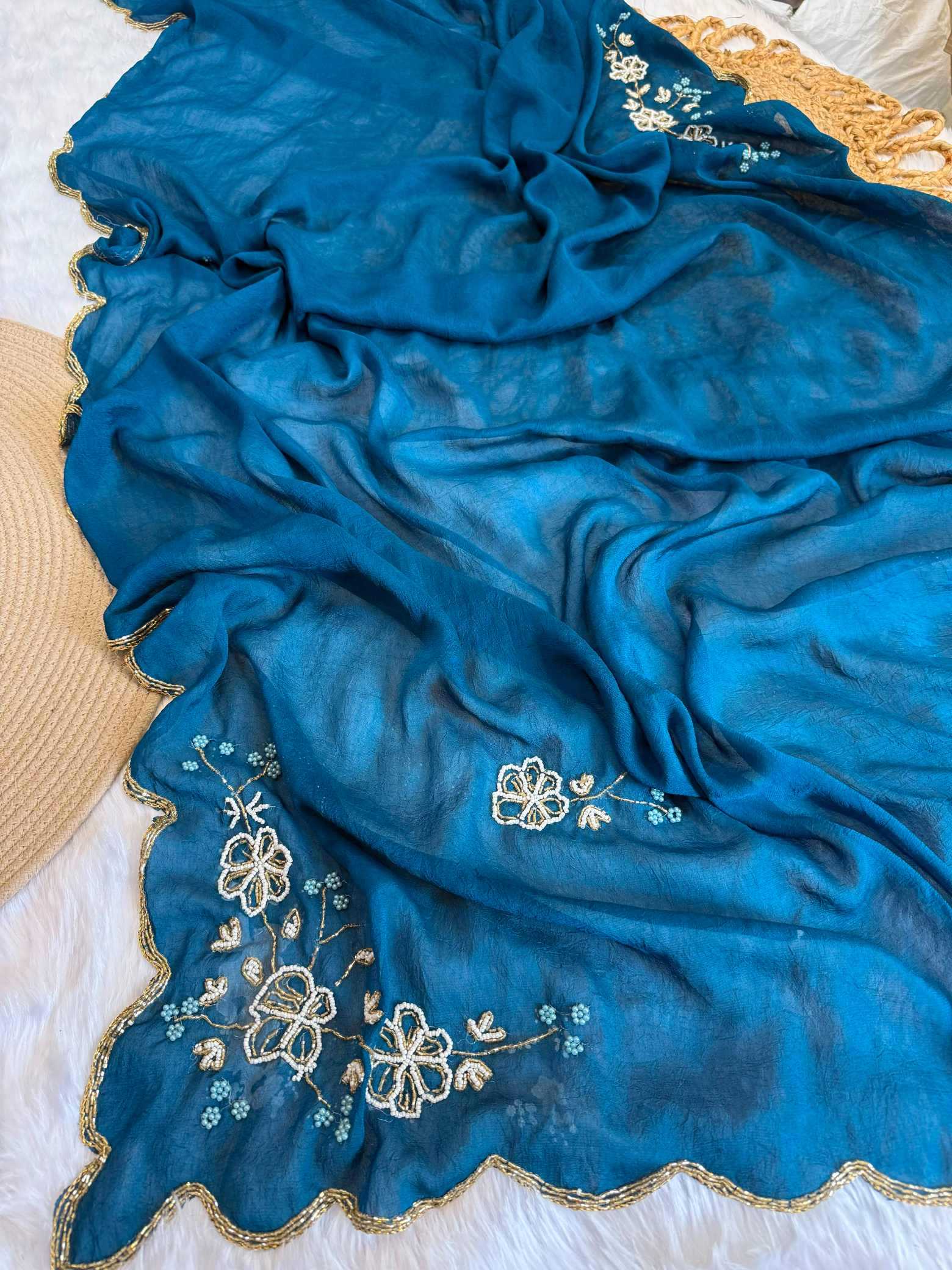 Hand Work Saree