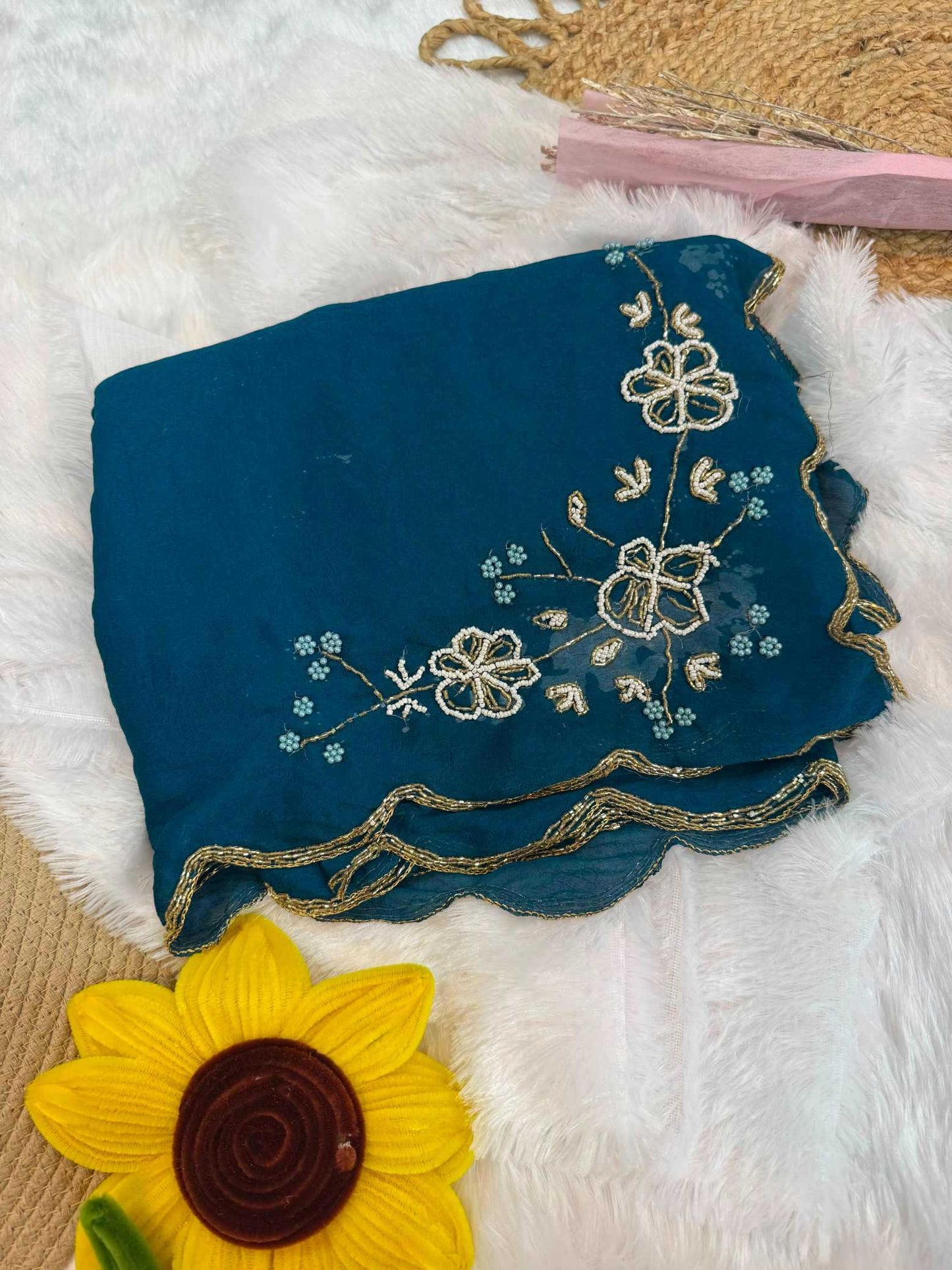 Hand Work Saree