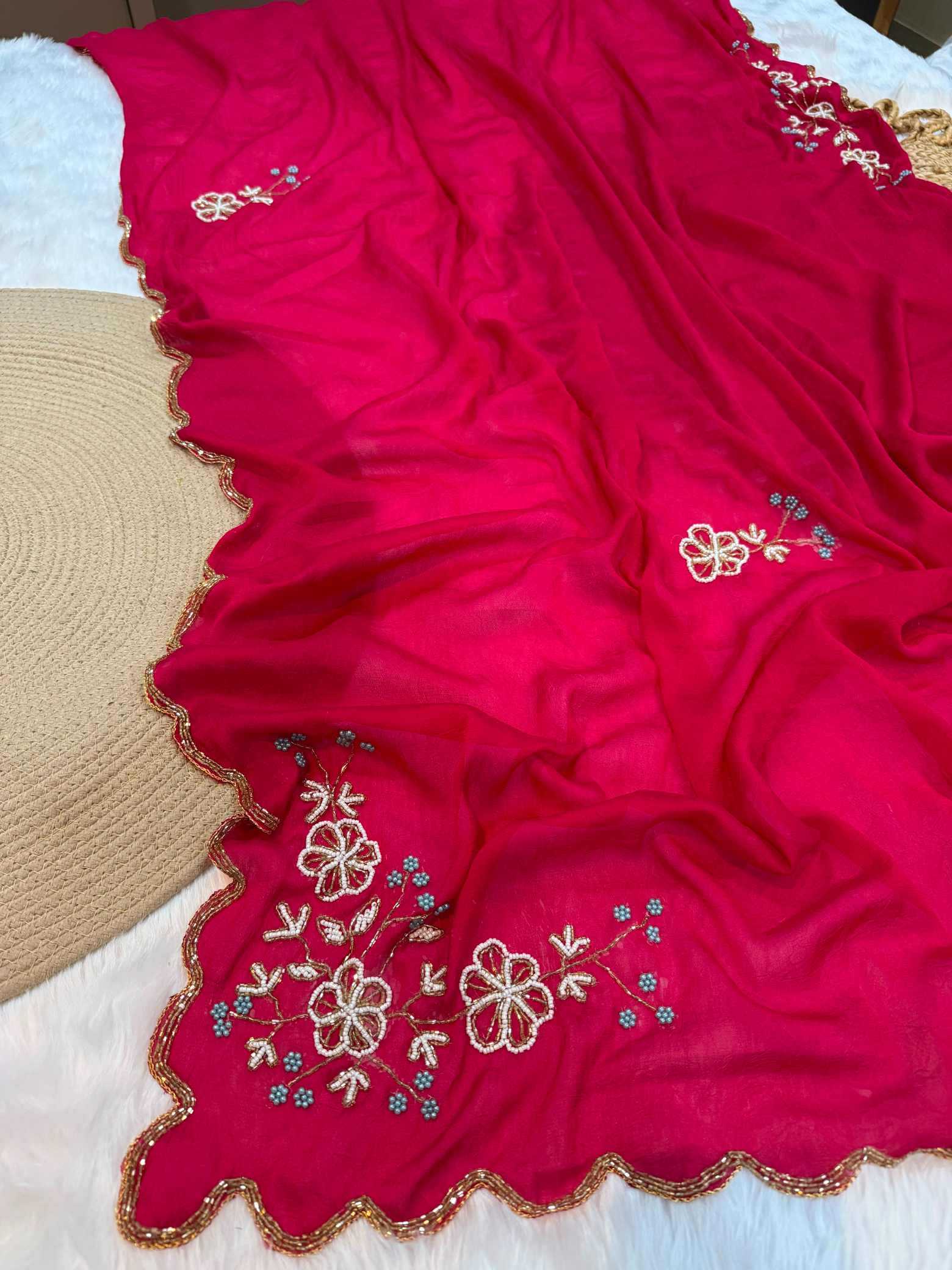 Hand Work Saree