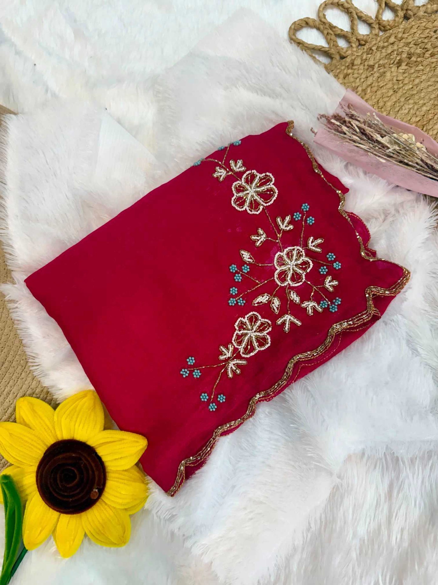 Hand Work Saree