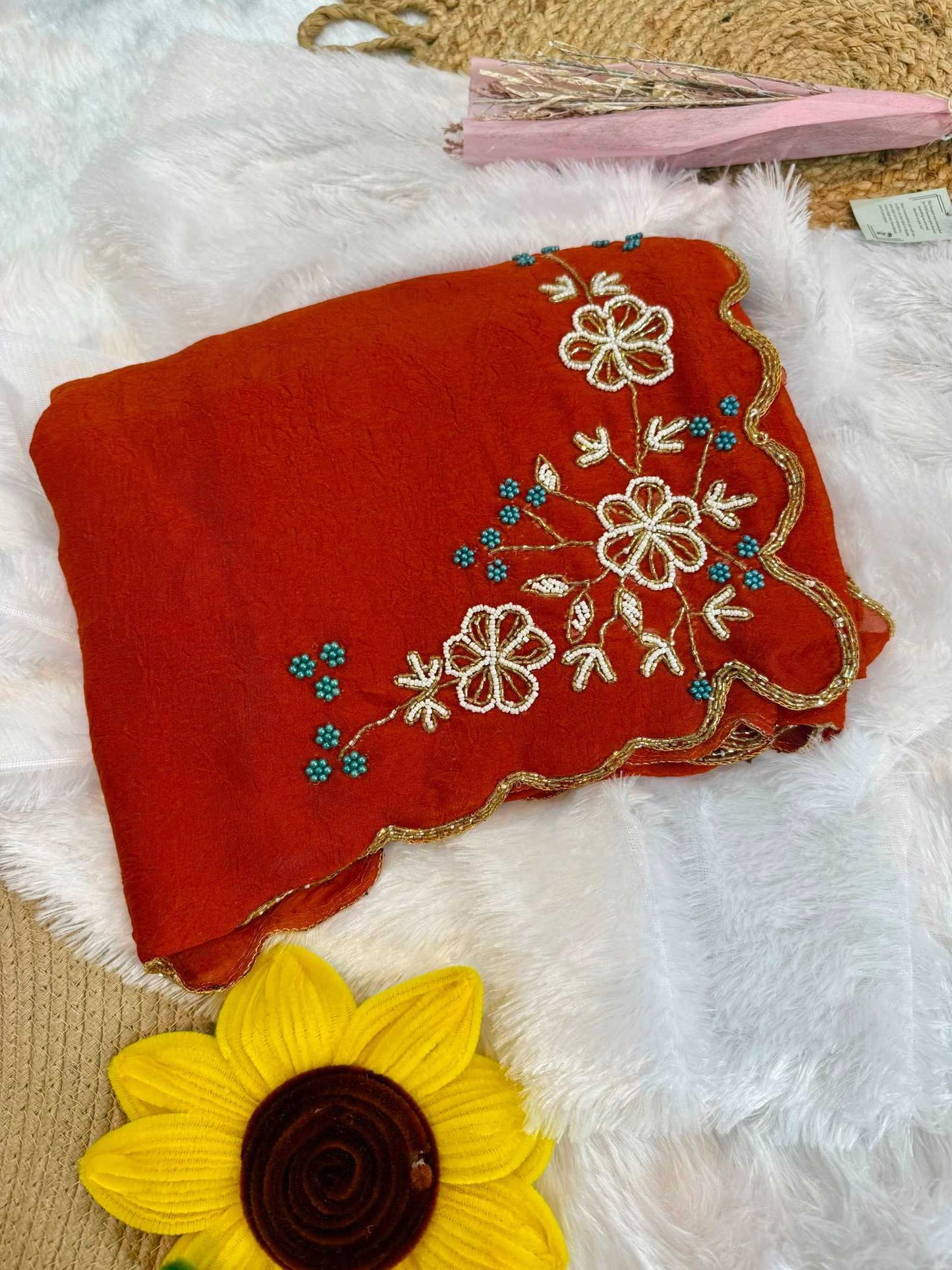 Hand Work Saree