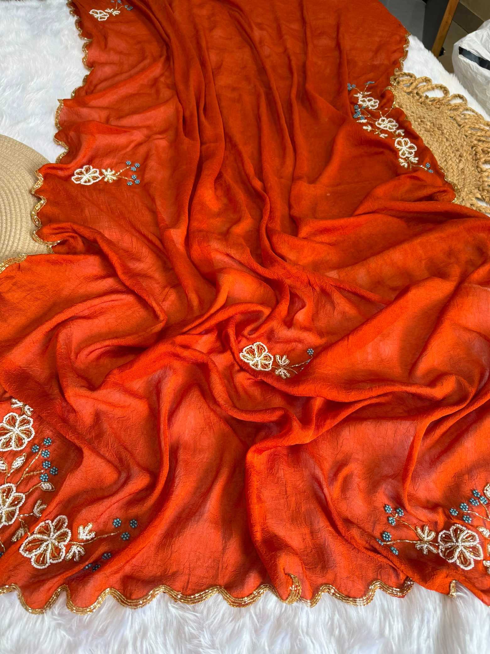 Hand Work Saree