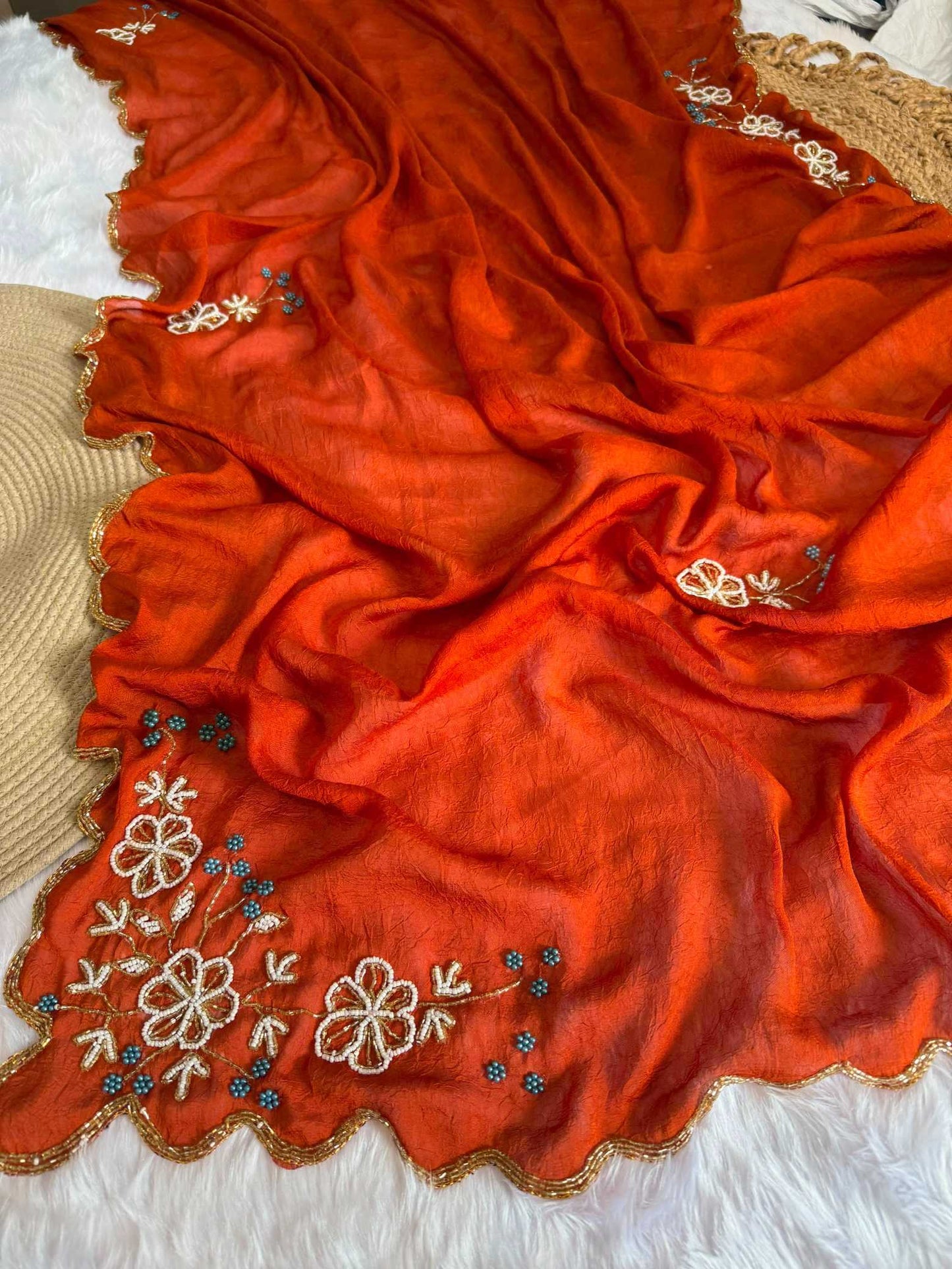 Hand Work Saree