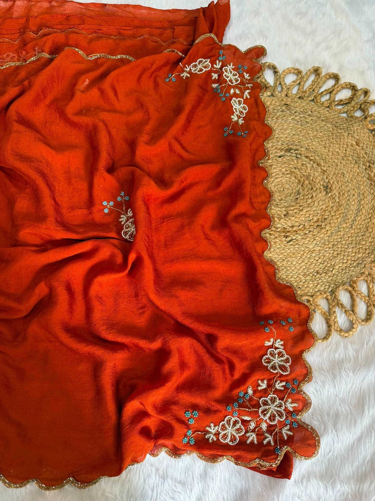 Hand Work Saree