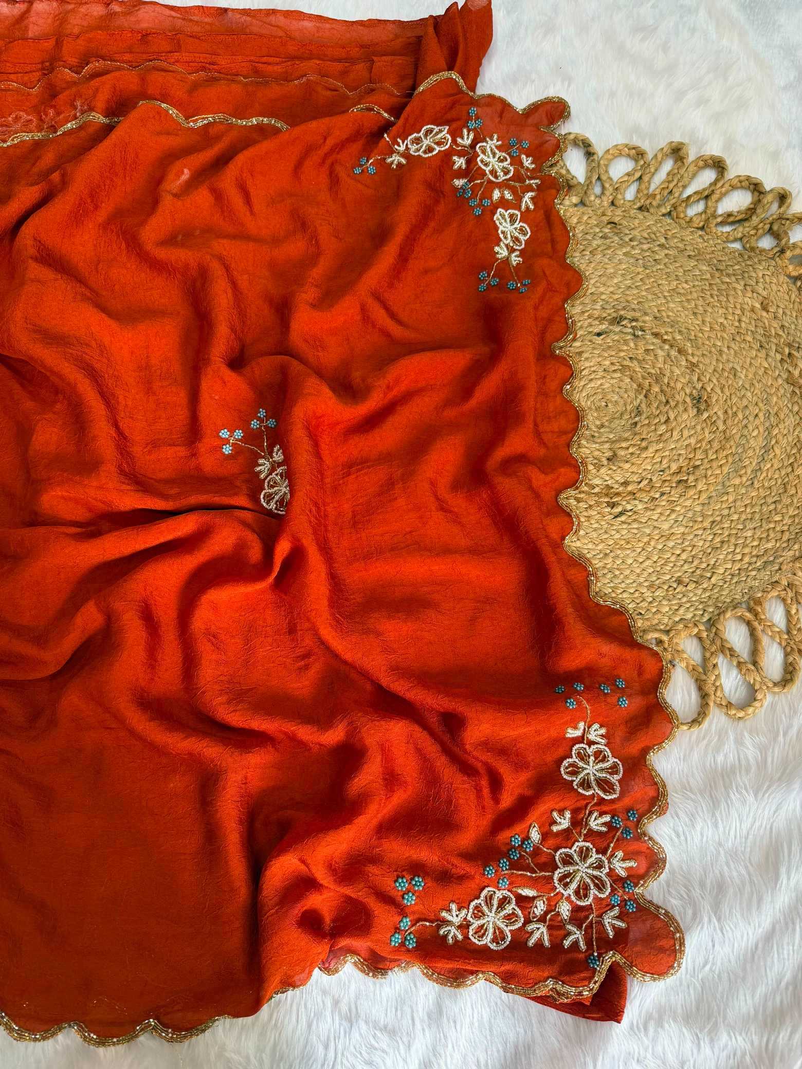 Hand Work Saree