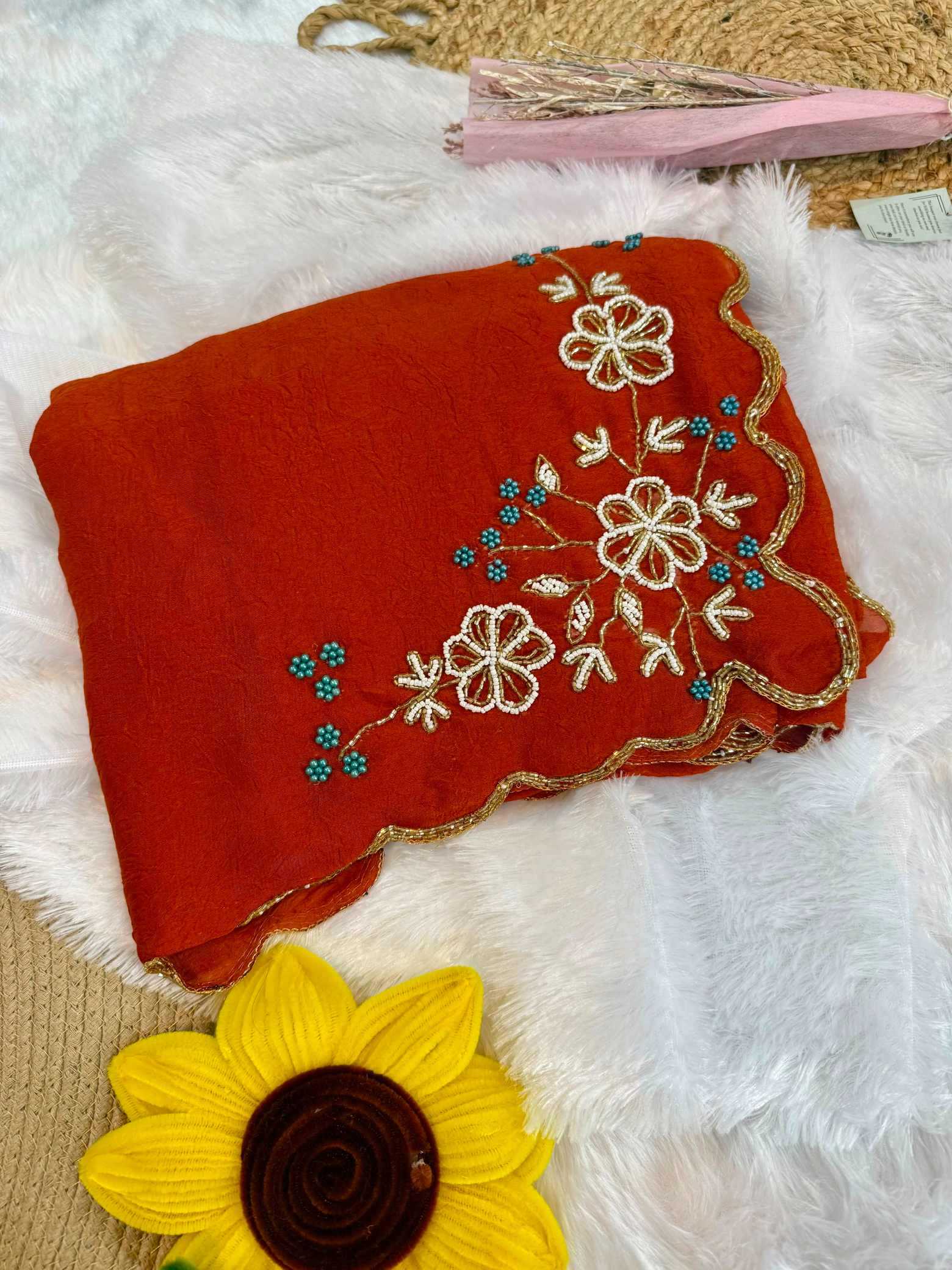 Hand Work Saree