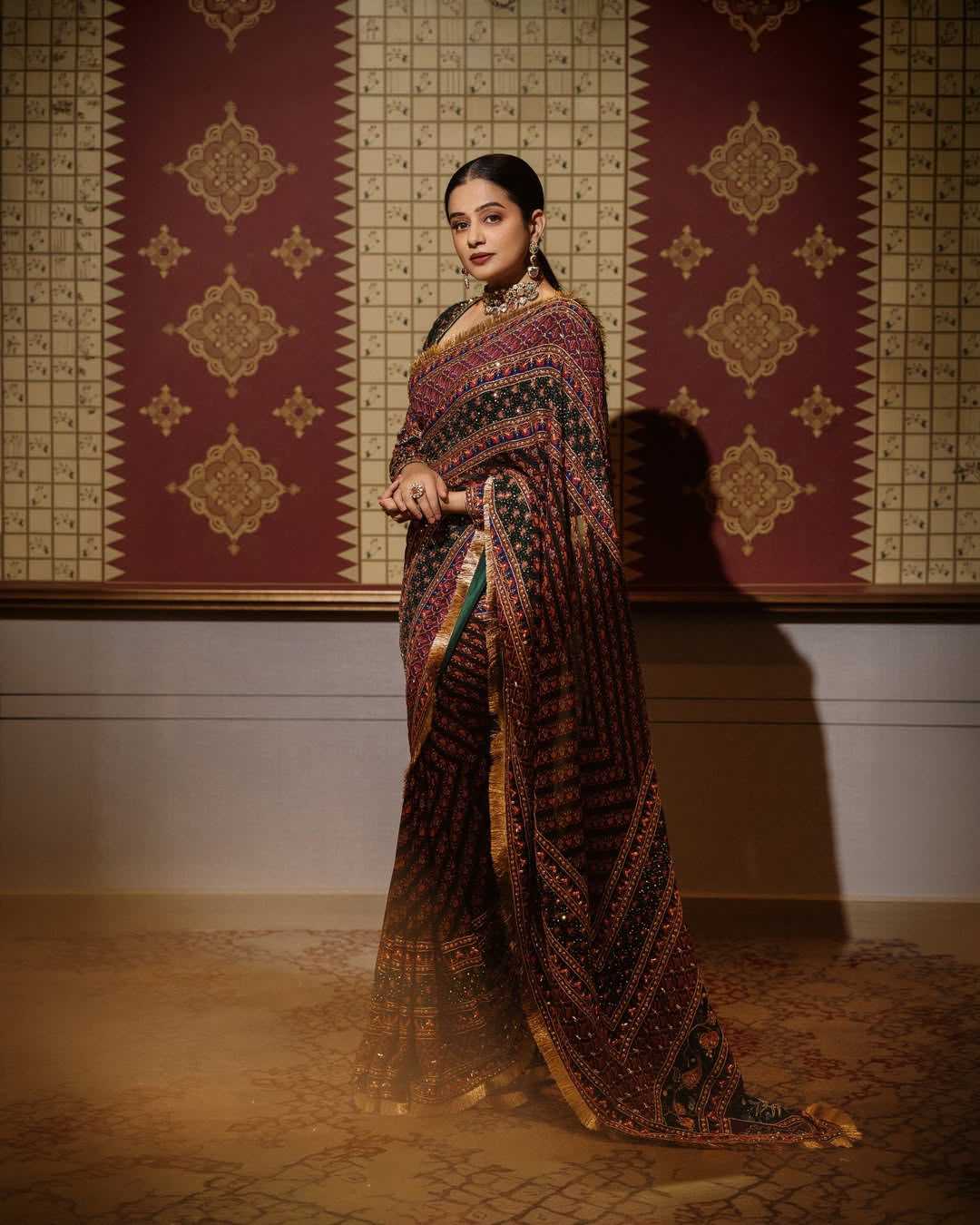 Printed Silk Saree