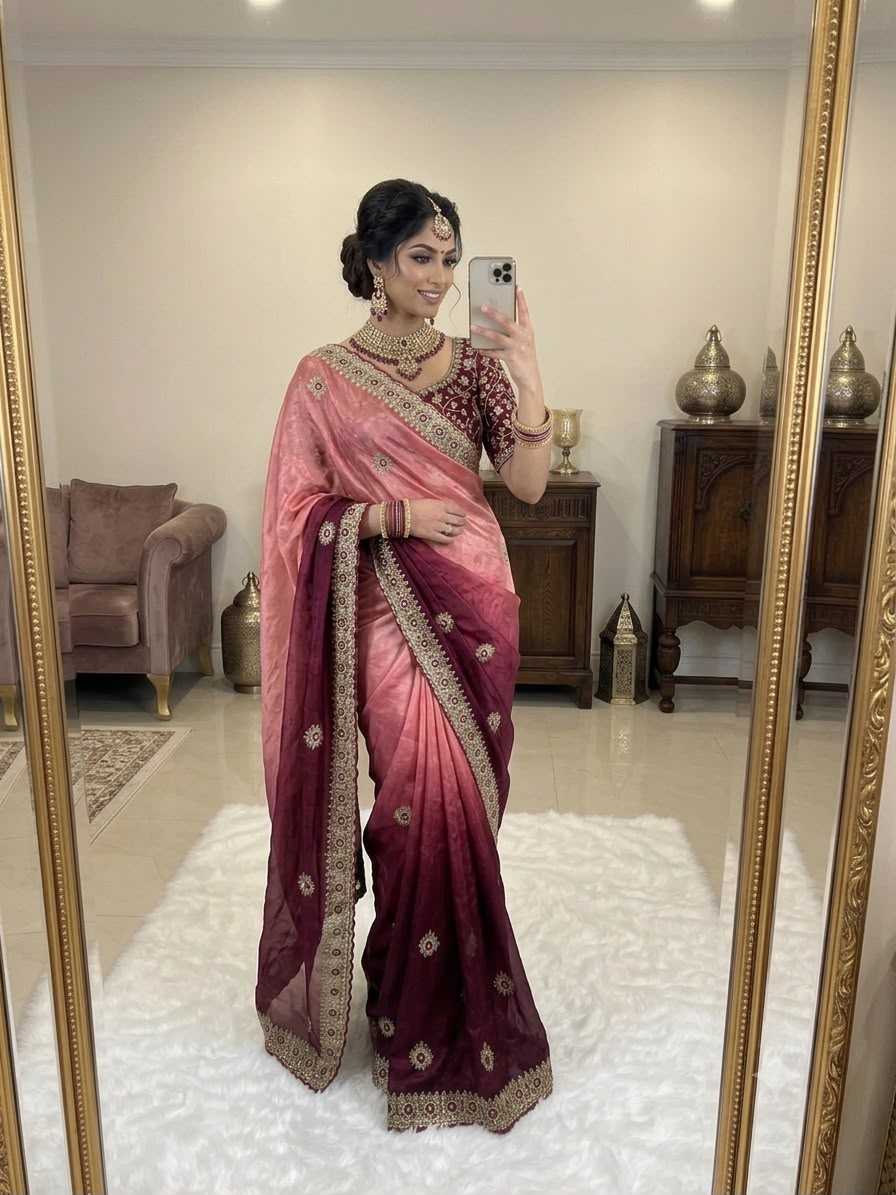 Party Wear Silk Saree