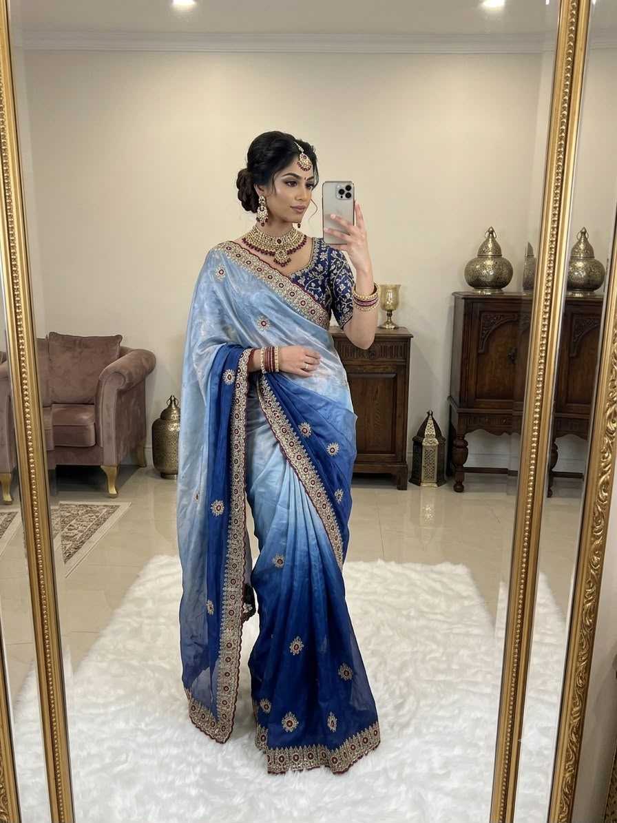 Party Wear Silk Saree