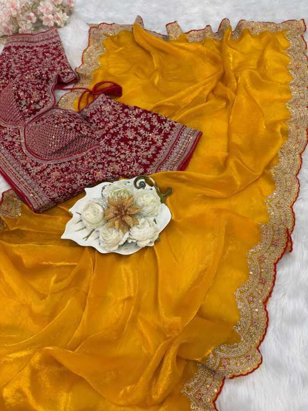 Space Silk Designer Saree