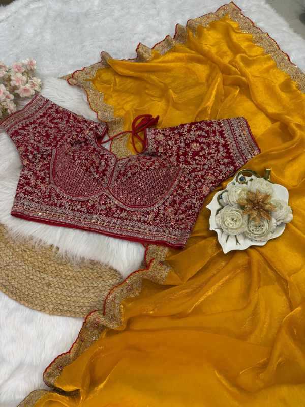Space Silk Designer Saree