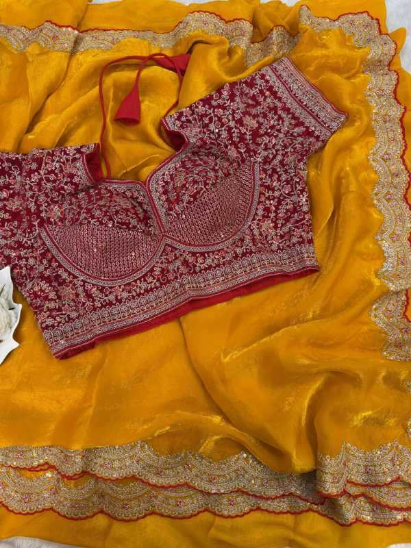 Space Silk Designer Saree