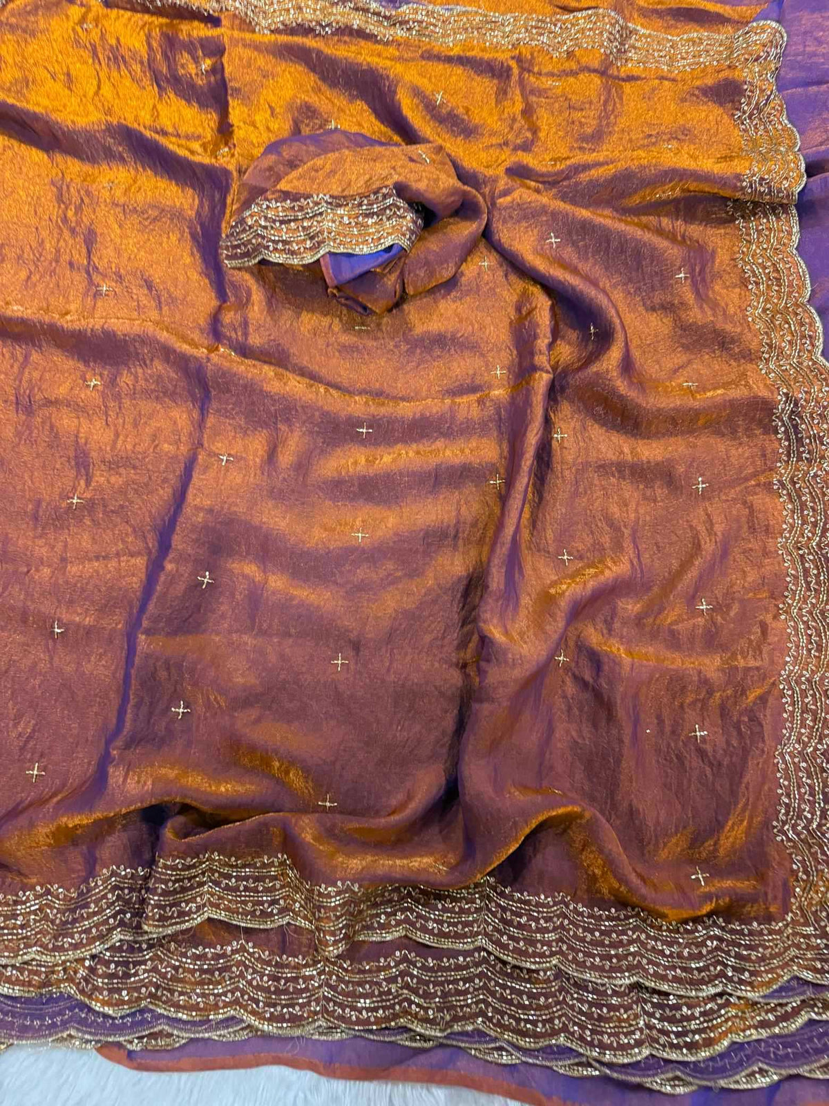 Gitika Space Silk Party Wear Saree
