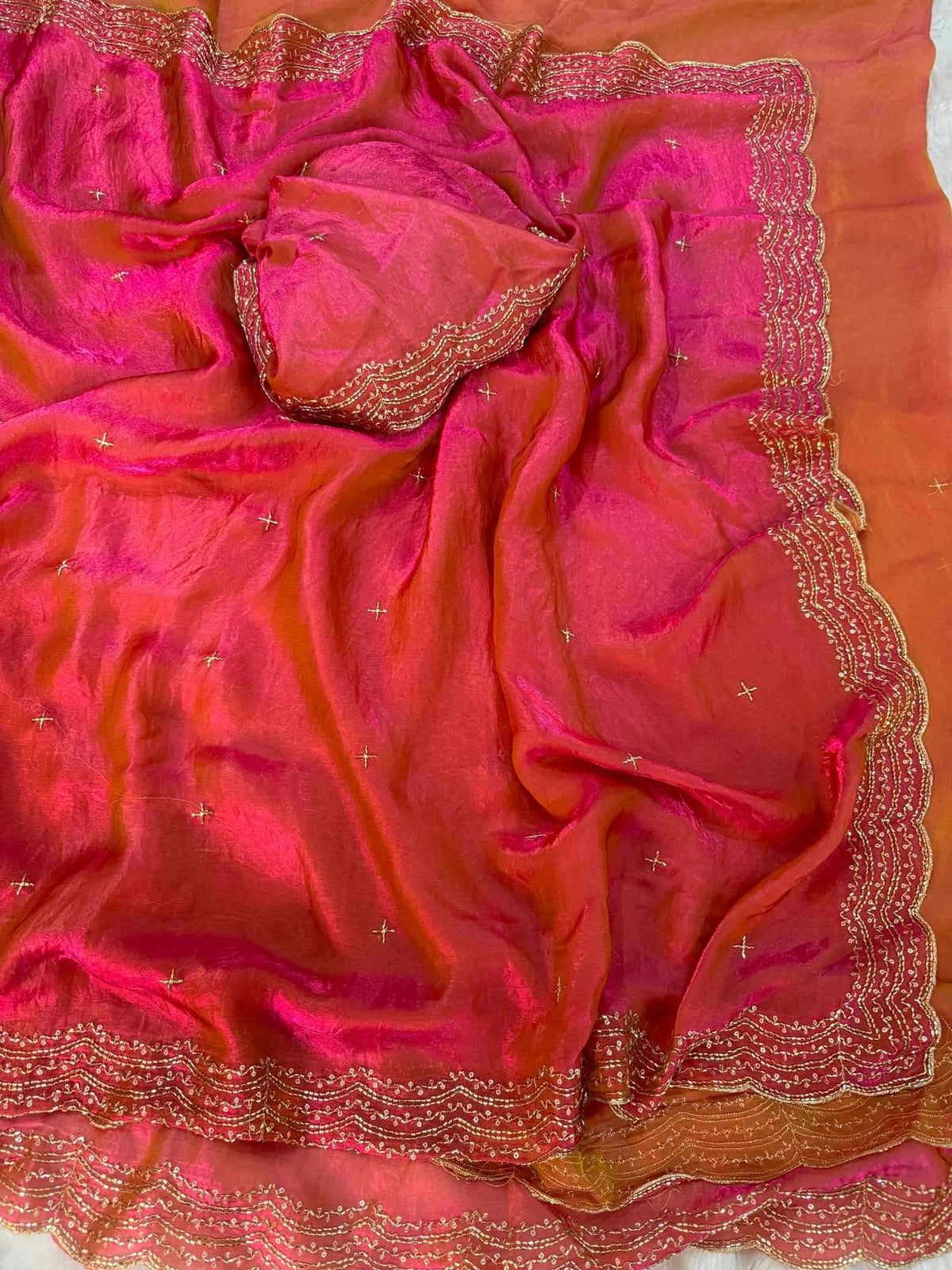 Gitika Space Silk Party Wear Saree