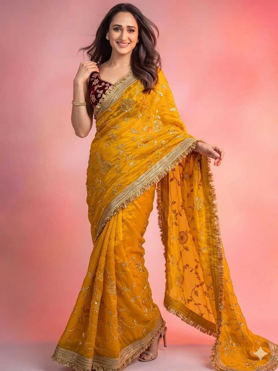 Party Wear Silk Saree