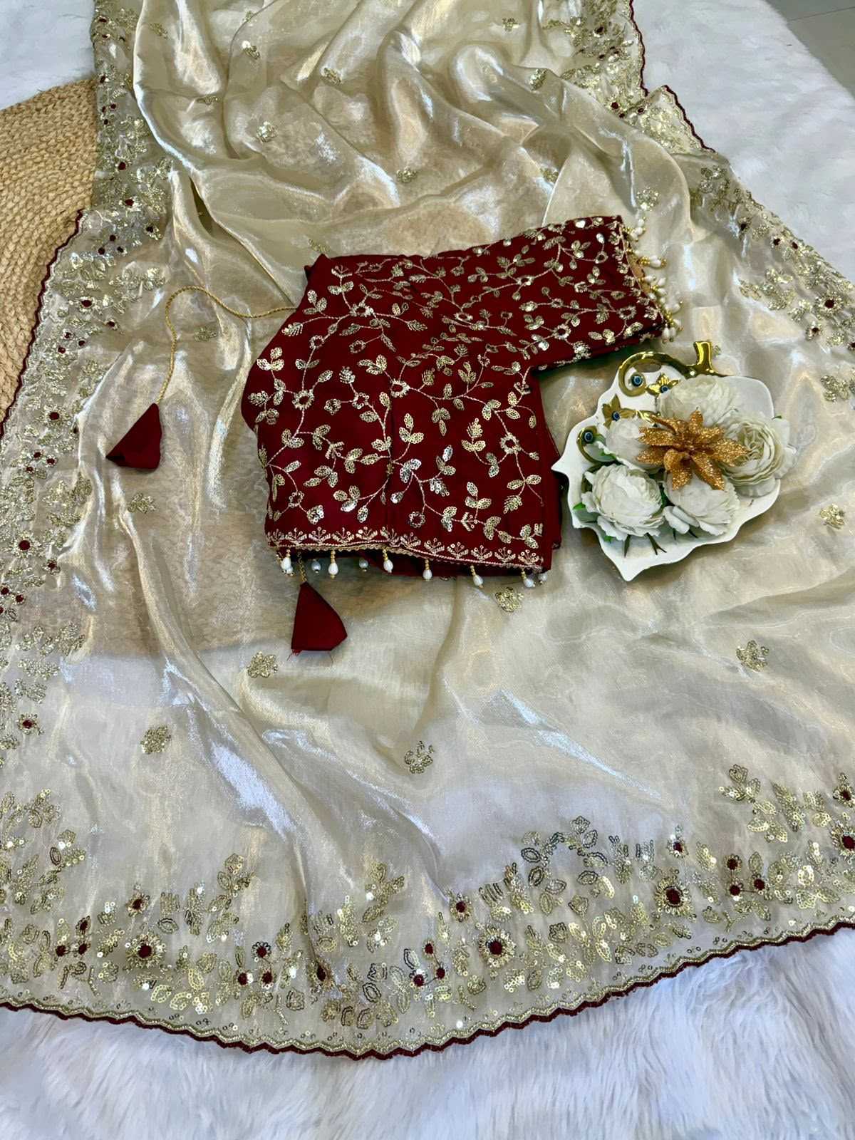 Space Silk Soft Saree