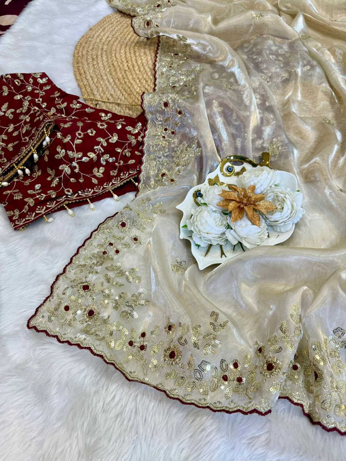 Space Silk Soft Saree