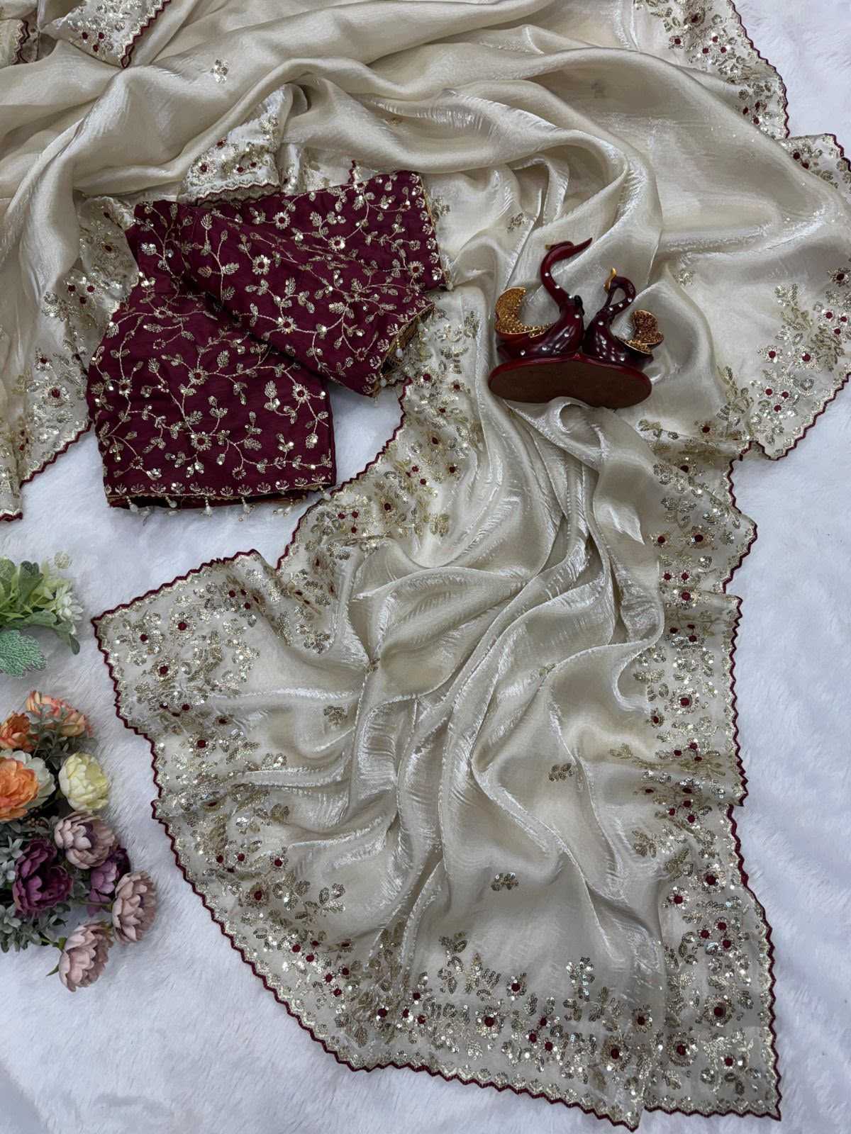 Space Silk Soft Saree
