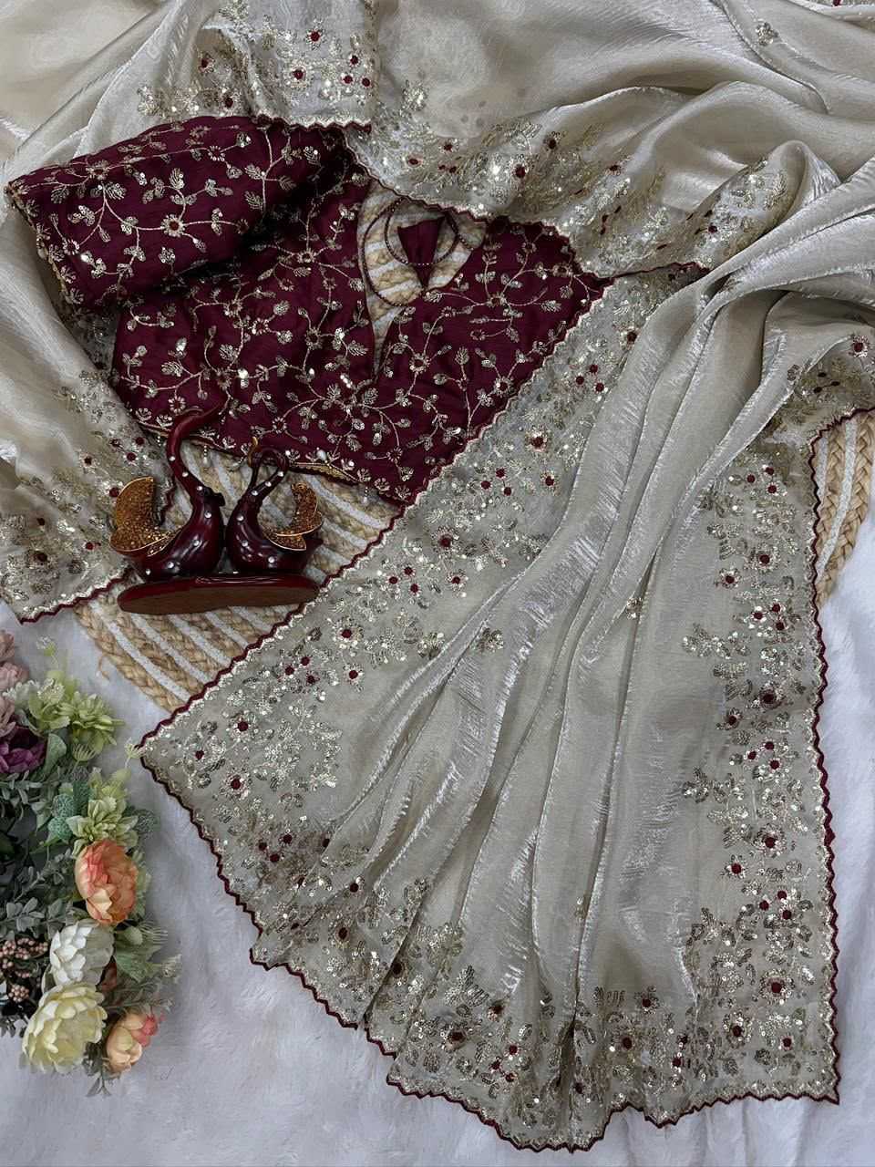 Space Silk Soft Saree