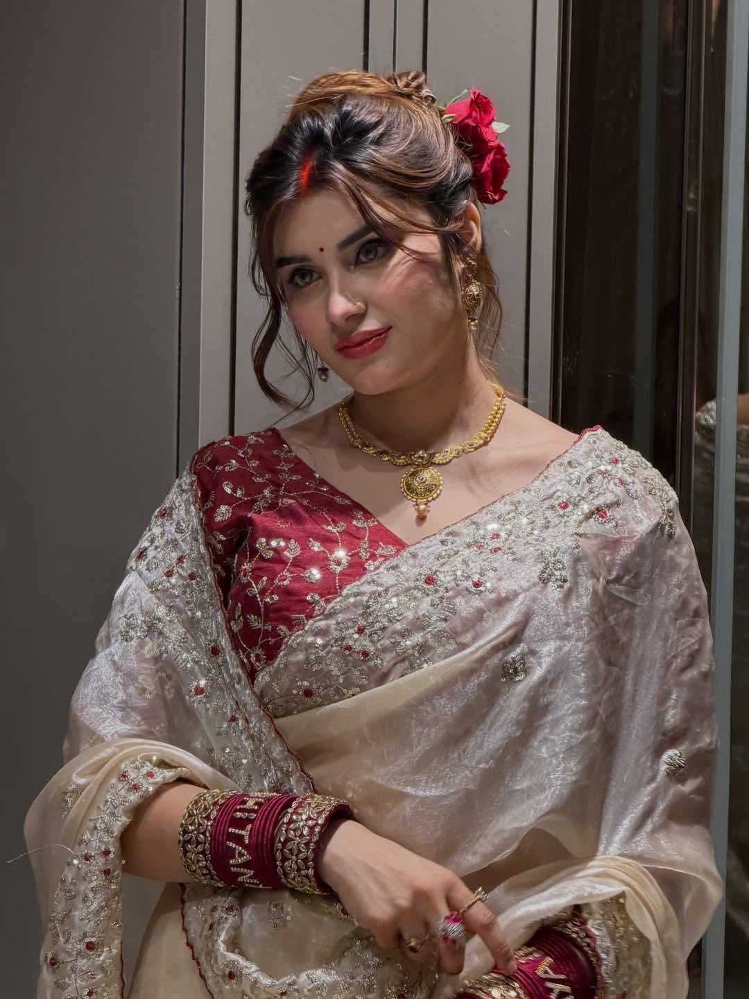 Space Silk Soft Saree
