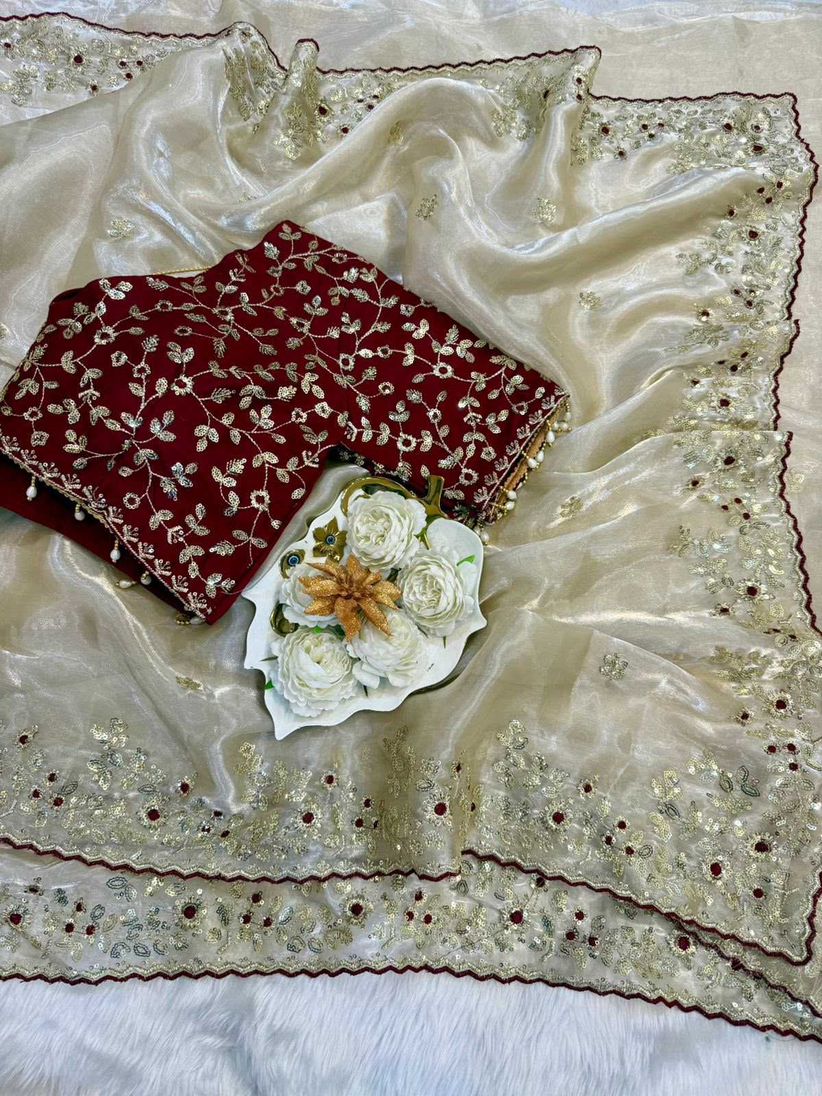 Space Silk Soft Saree