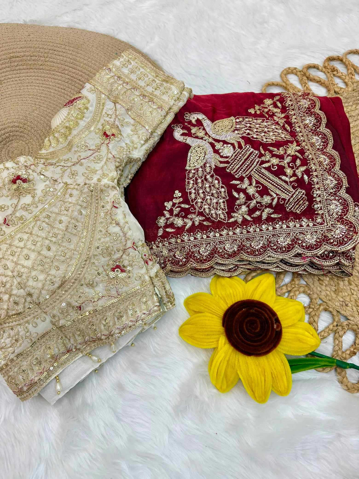 Satin Designer Saree