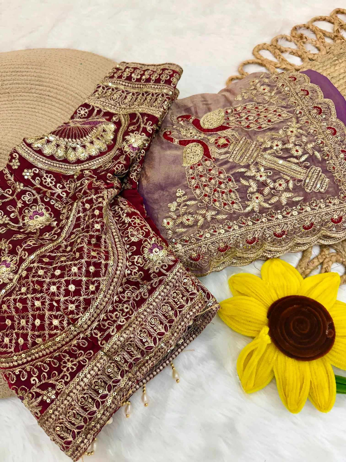 Satin Designer Saree