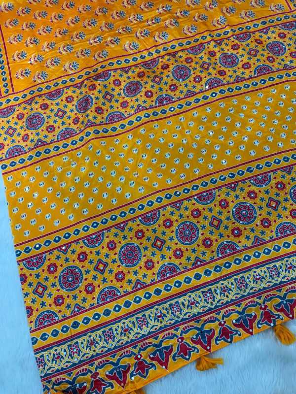 Japan Sartin Printed Saree